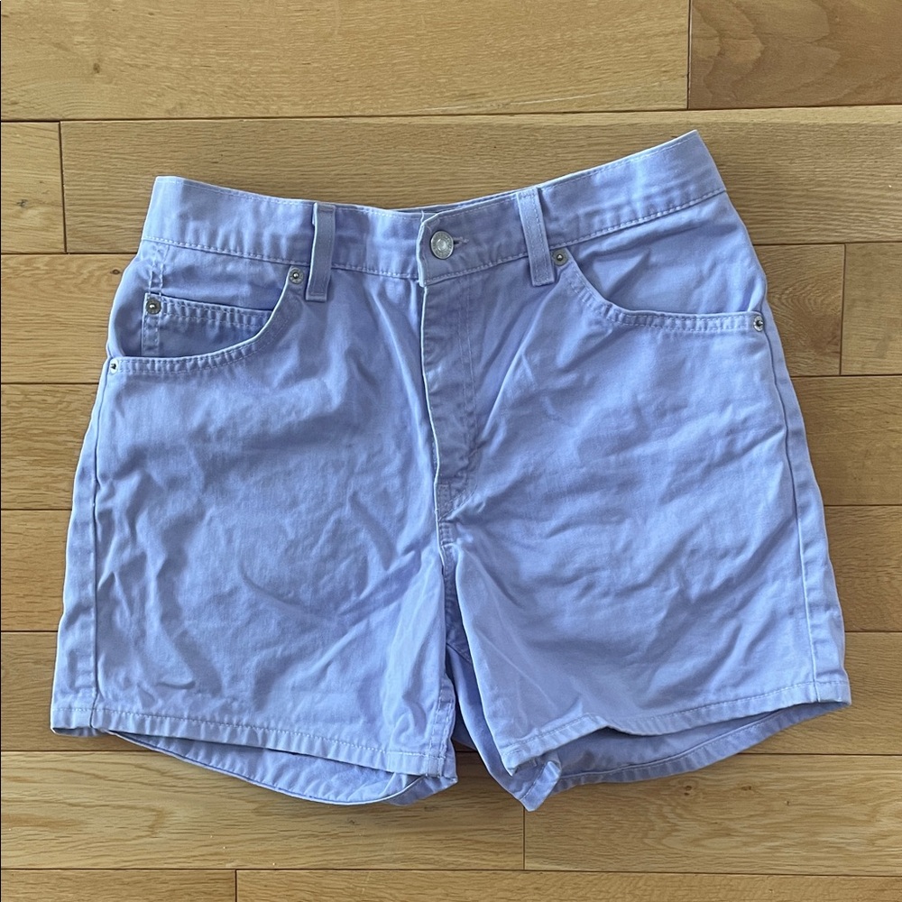 Levi's Light Blue Jean Shorts
